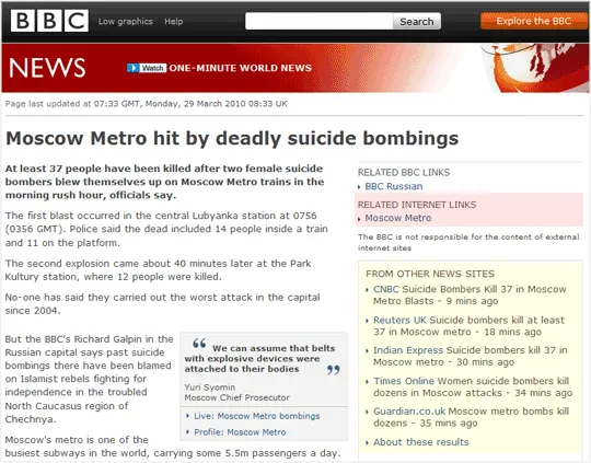 BBC News Website - news.bbc.co.uk BBC News Website - news.bbc.co.uk