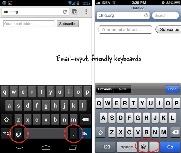 HTML Form - Email Type