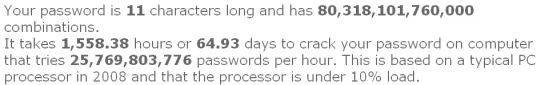 password cracking time password cracking time