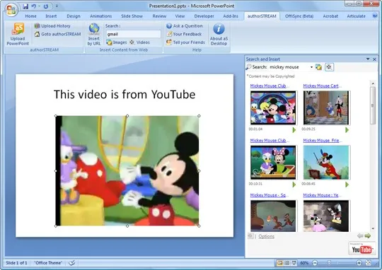 search and insert youtube clips search and insert youtube clips